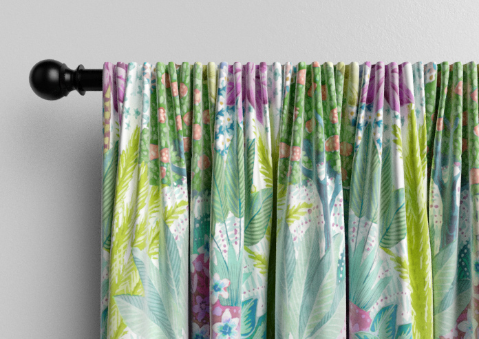 Kolkata Velvet, Summer Dream - Made to Measure Curtain - Image 9